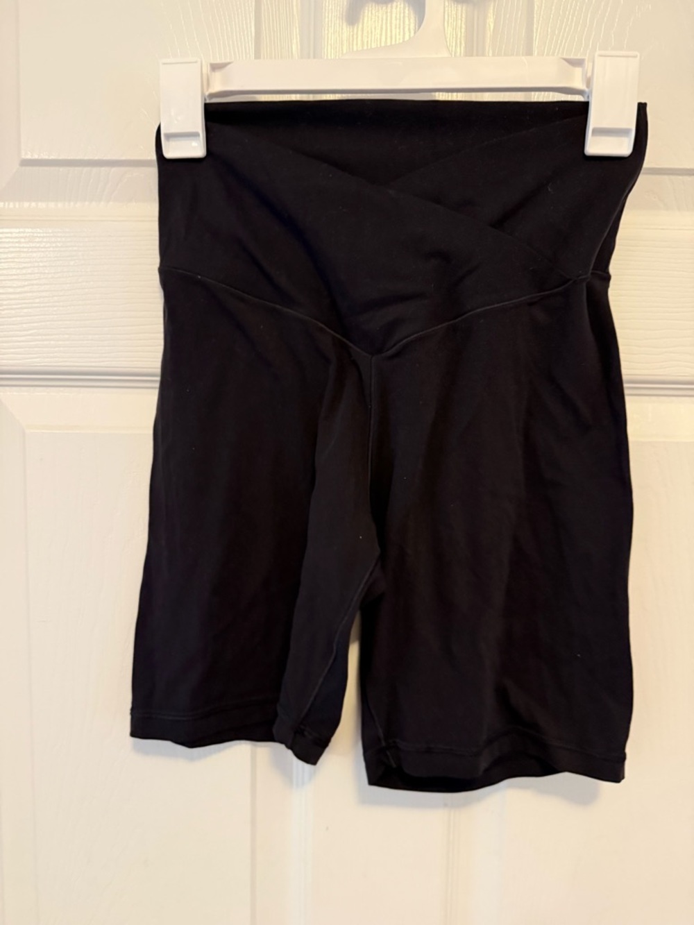 aerie Black High-Rise Bike Shorts